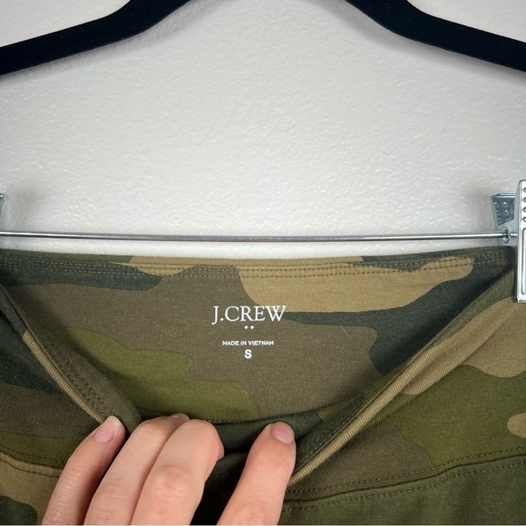 J Crew Cropped Everyday Camo‎ Leggings Sz S - Picture 6 of 8